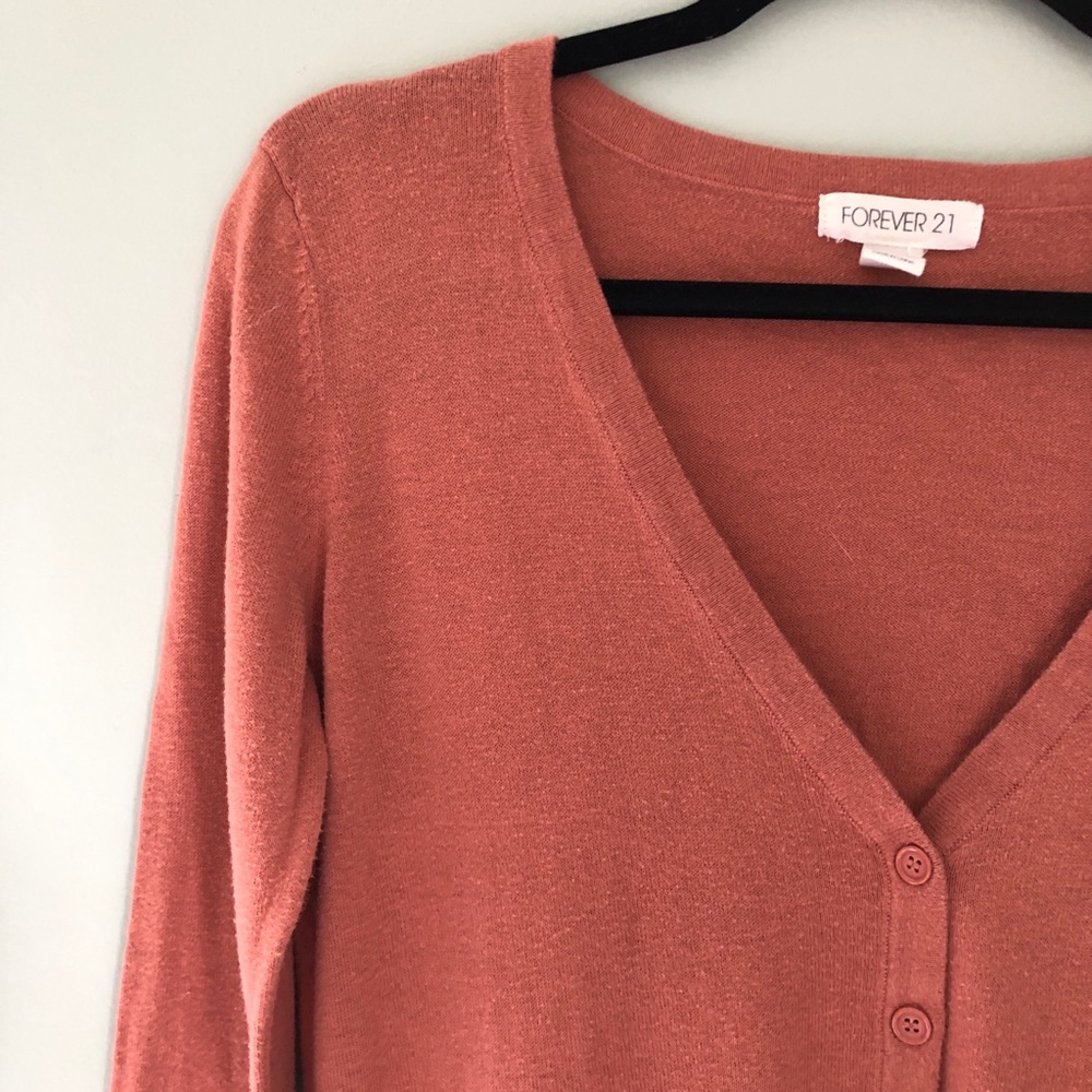 Burnt Orange Cardigan
